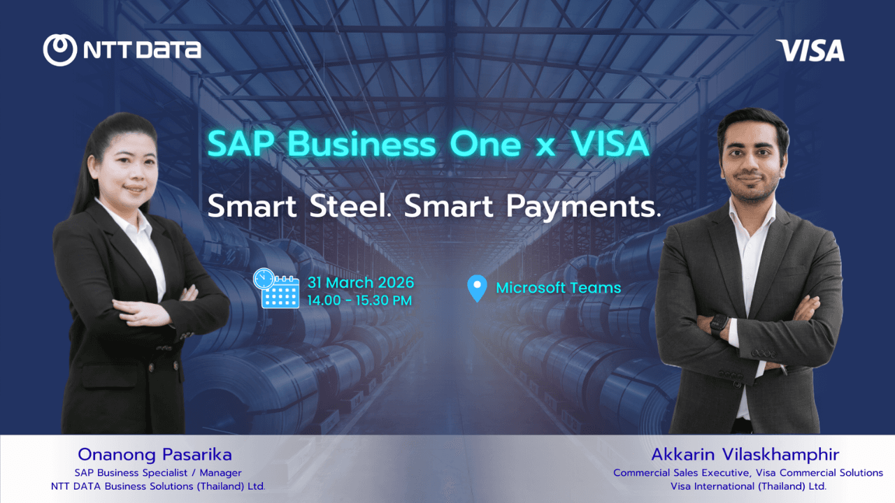 SAP Business One x Visa Smart Steel. Smart Payments